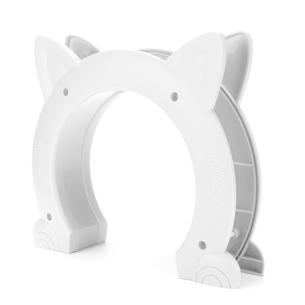 Cute Cat Pass Through Door For Easy Access For Pets