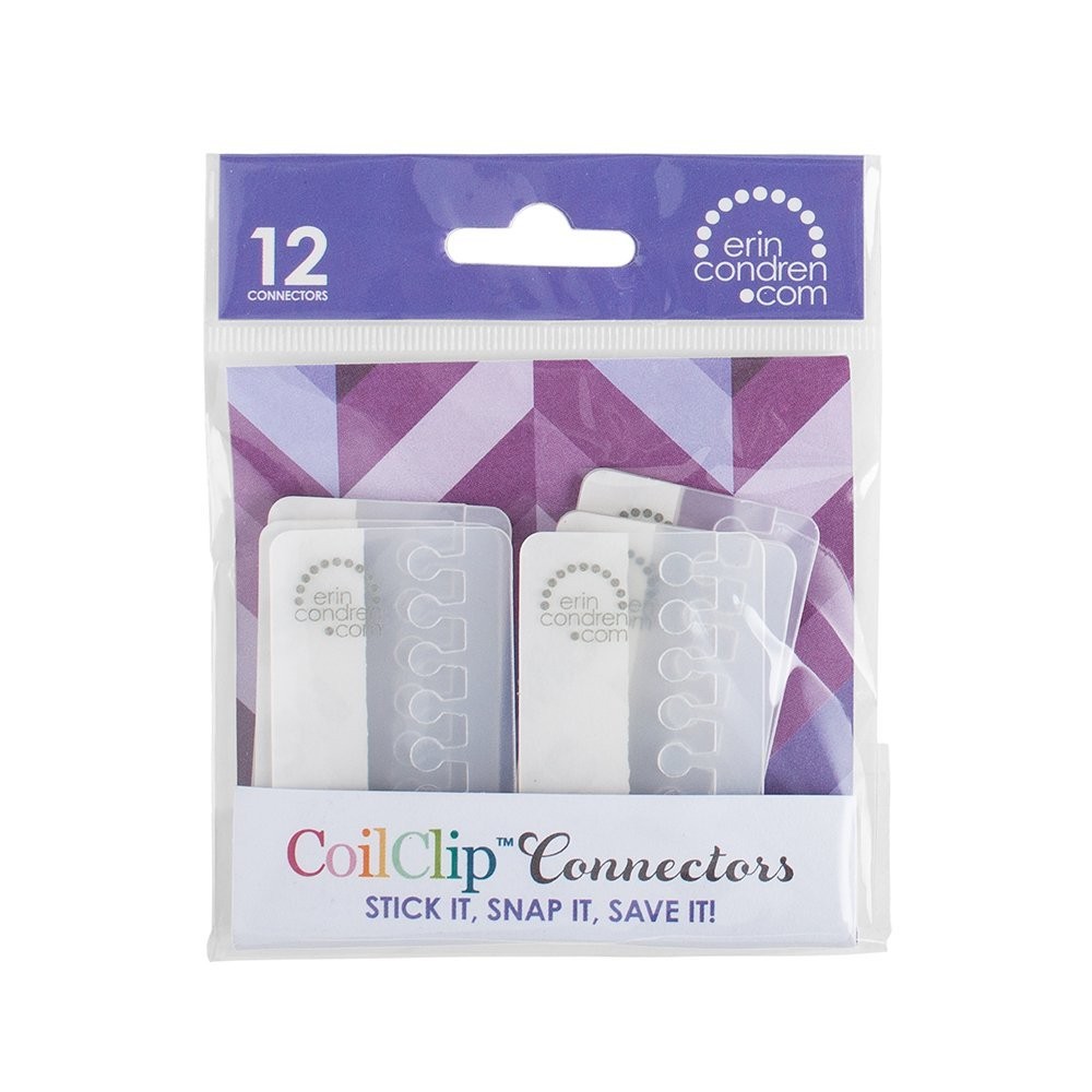 2" Coil Clip Connectors, Clear (Acc-Coil)