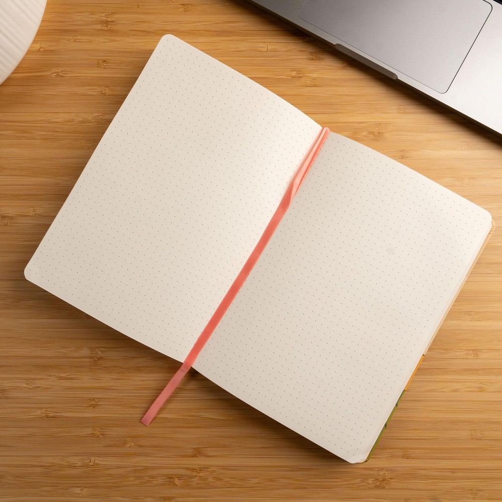 Milk Mocha Bear Bee Happy Dot Grid Notebook