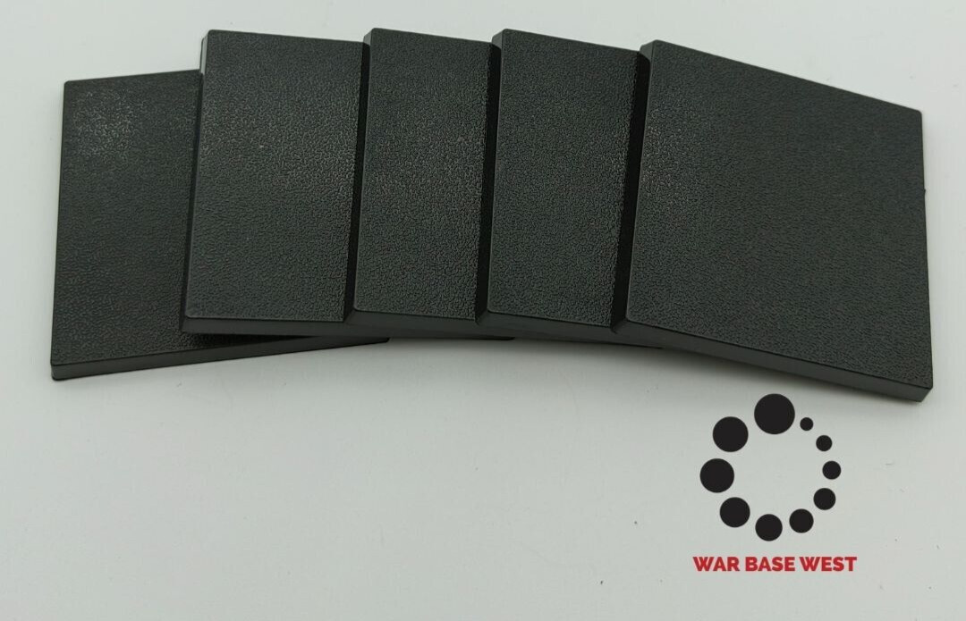 Lot Of 5 50mm Square Base Used For Warhammer Fantasy Monstrous Giant Dragon
