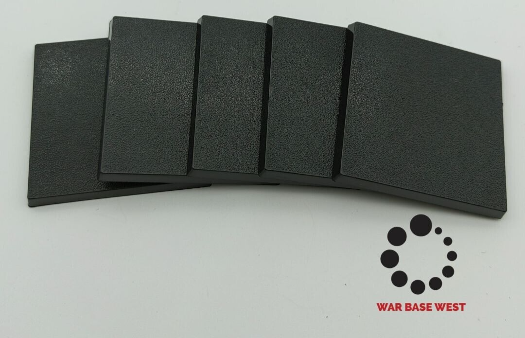 Lot Of 5 50mm Square Base Used For Warhammer Fantasy Monstrous Giant Dragon