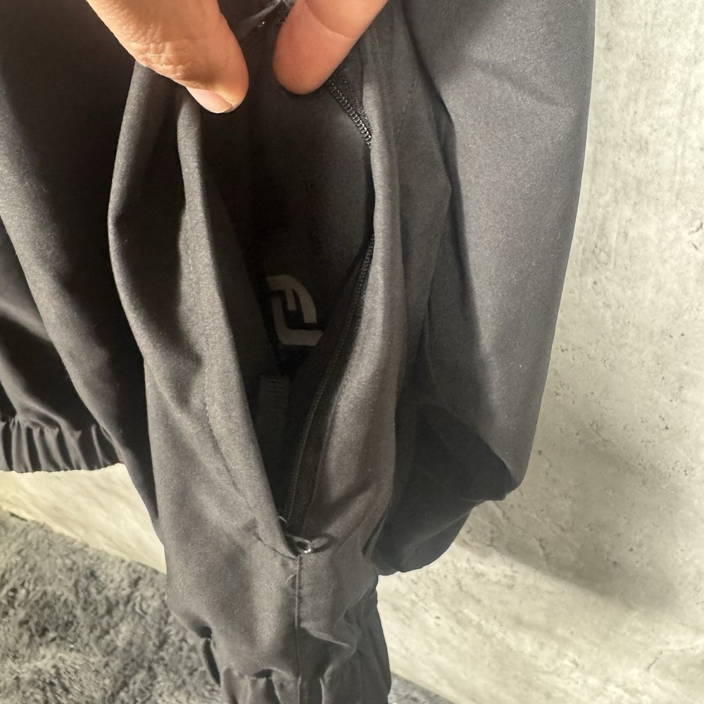 Footjoy Pullover Mens XXL Snap Black Golf Windbreaker Performance