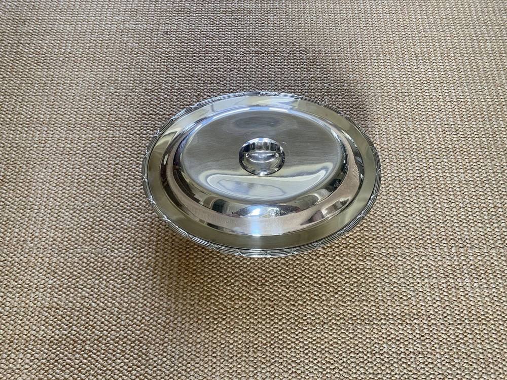 Vintage Sheffield Silverplate Apollo Covered Dish
