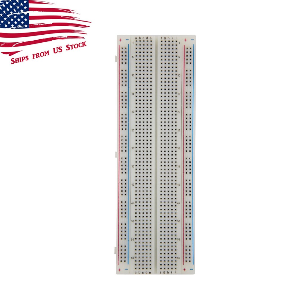MB-102 830 Point Prototype PCB Solderless Breadboard Protoboard