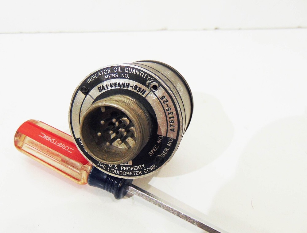 Military Helicopter Hydraulic Fluid Quantity Indicator, Liquidometer BA148ANH-93