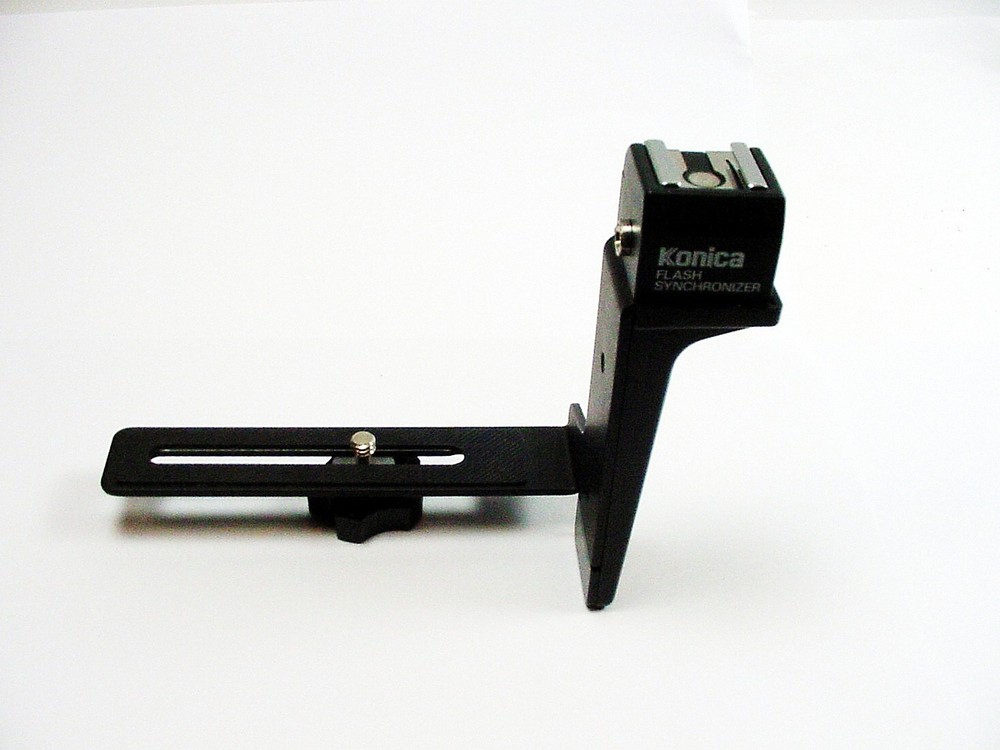 Konica Flash Synchronizer Bracket w/ built-in slave | For any camera | New | $45