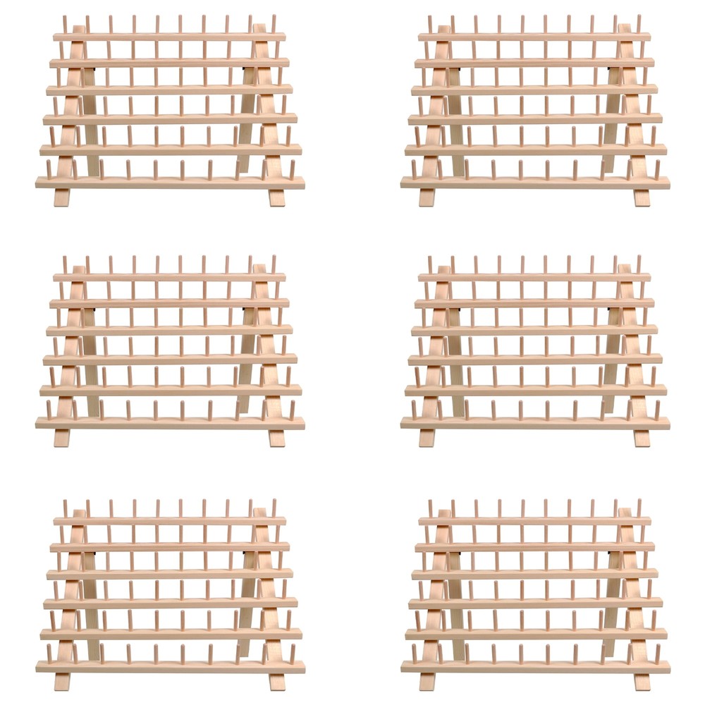 Sewing Thread Spool Organizing Storage Rack, Holds 60 Spools,