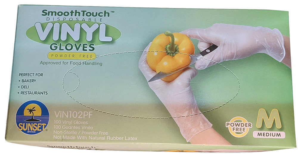 Disposable Vinyl Gloves (powder free)