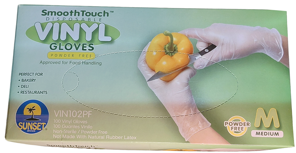 Disposable Vinyl Gloves (powder free)