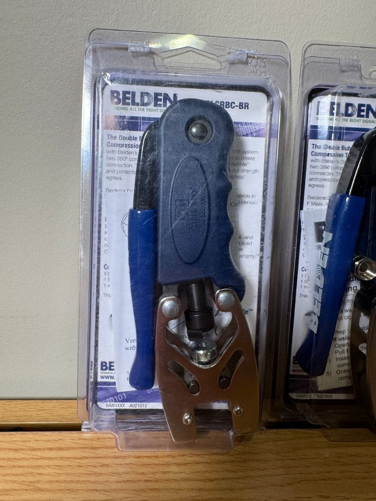 ICM Belden CPLCRBC-BR Double Bubble Installation Compression Connectors Tool