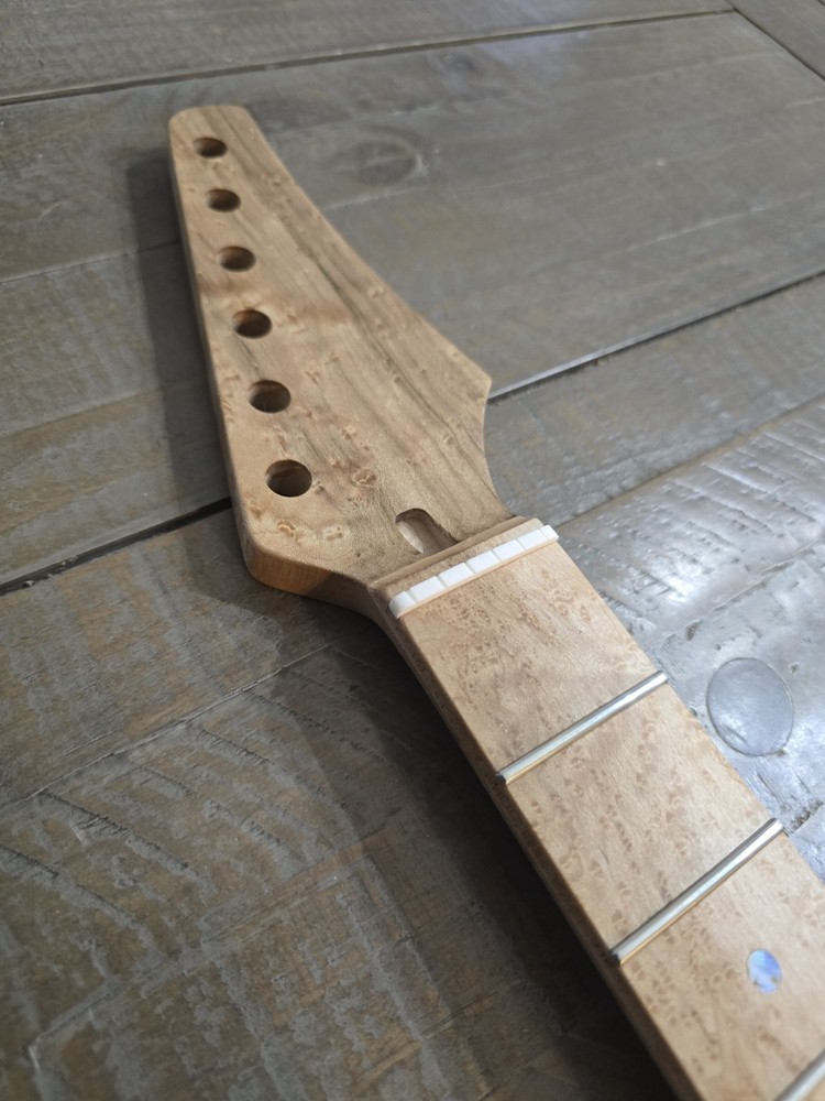 Guitar Neck, Birdseye Maple on Birdseye Maple