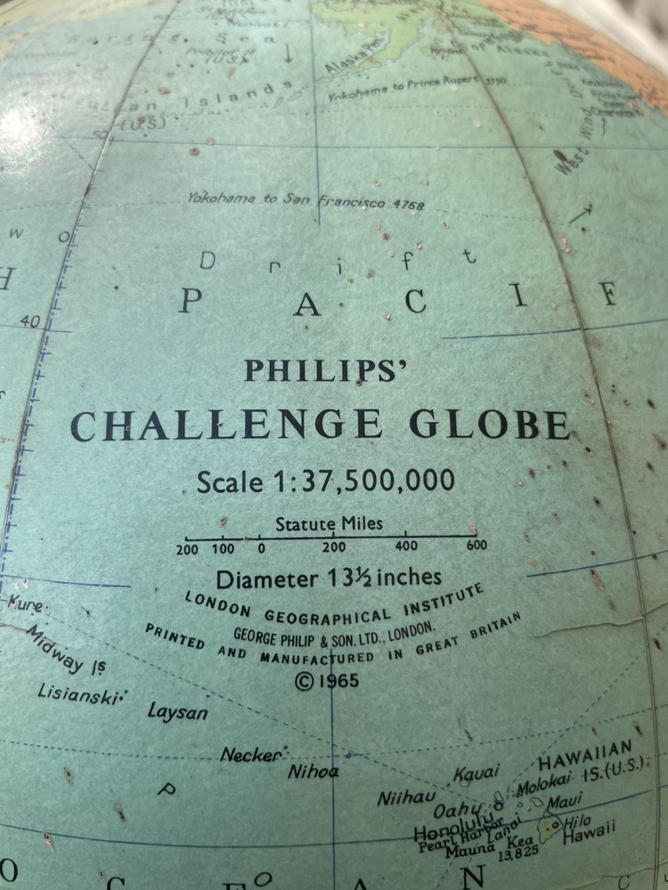 Vintage 13.5" Philips Challenge Globe