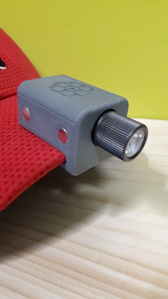 2 PK Olight I1r2 hat clip and Magnetic mount