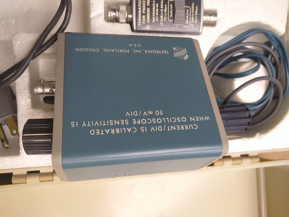 TEK Tektronix Type 134 Current Amplifier + P6022 AC Current Probe TESTED