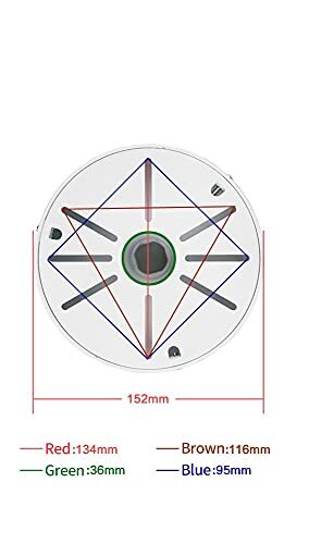 Dome Camera Universal Heavy-Duty Outdoor Security Camera Pole Mount Bracket U...