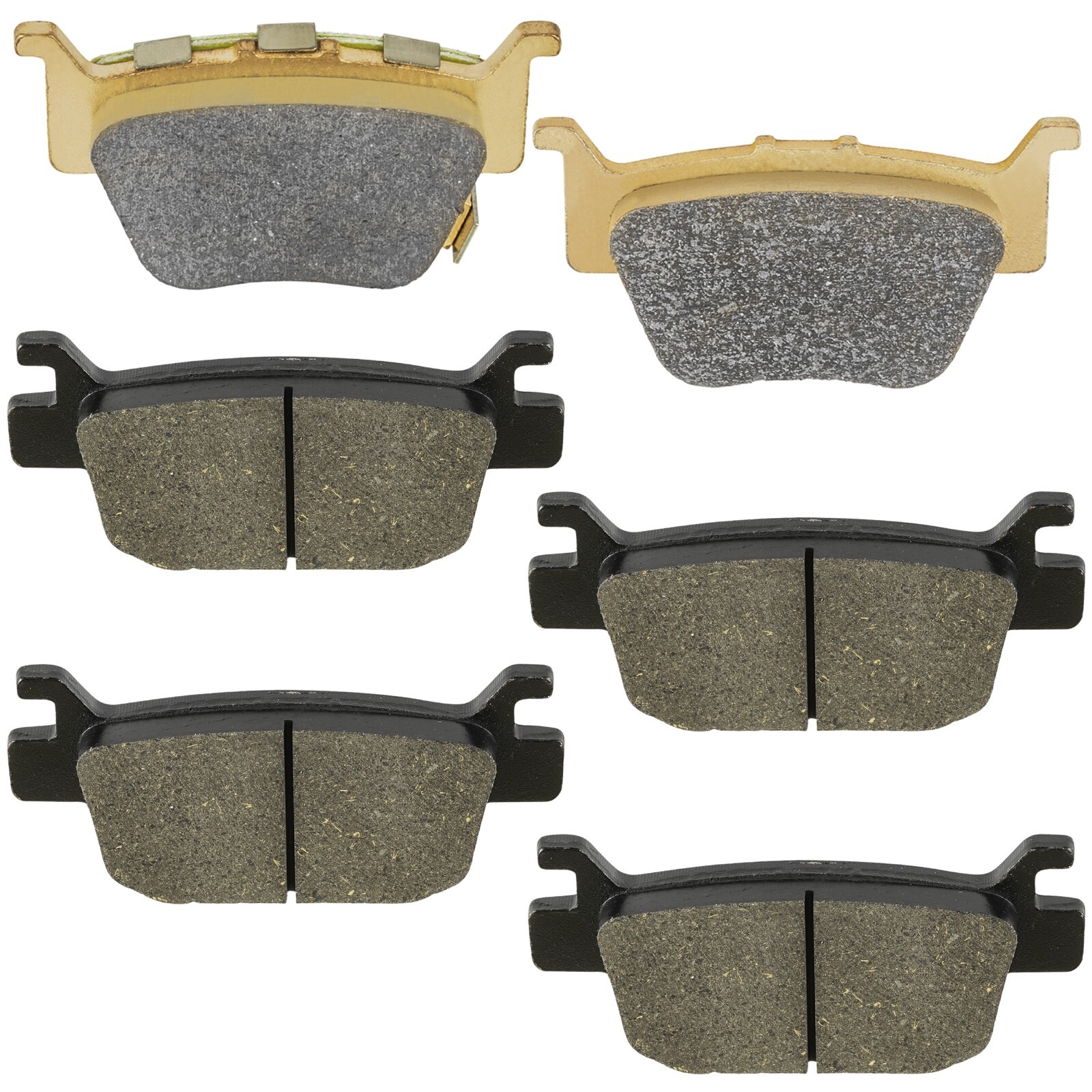 Caltric Rear & Front Left Right Brake Pads for Honda Rincon 680 TRX680 2006-2023