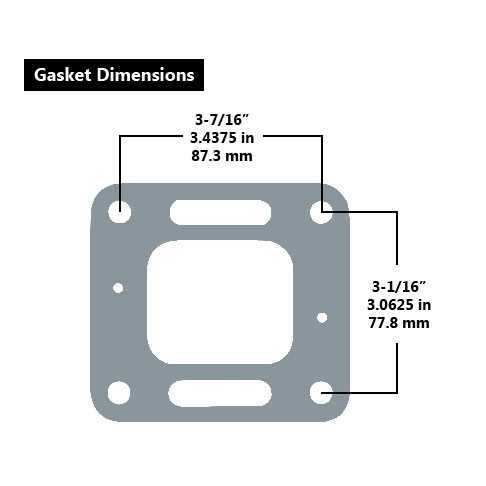 Sierra Marine MerCruiser V8 Exhaust Manifold Kit 1983-2003 87114 44354 350 4"