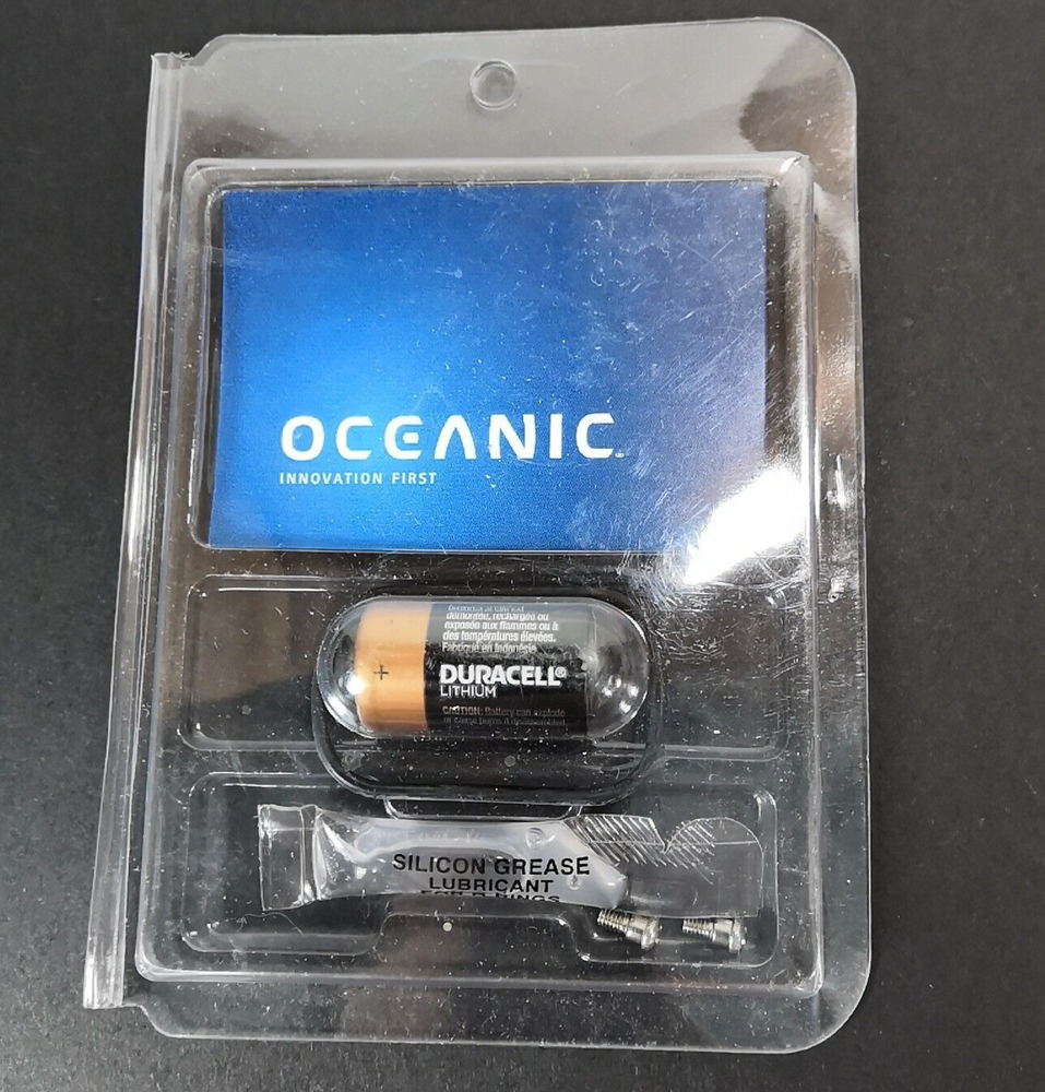 Oceanic DataMask, Aeris CompuMask Computer Battery Kit + Screws ORing Scuba Dive