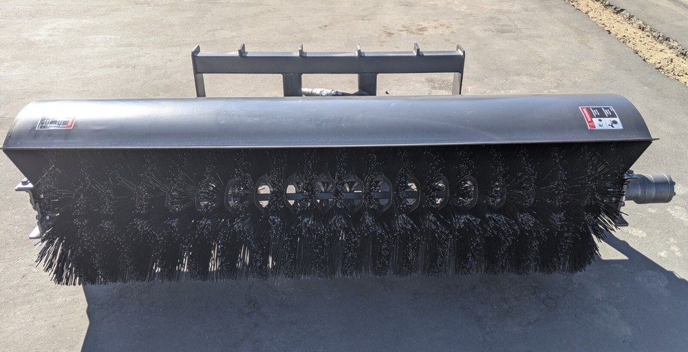 72" Skid Steer Broom Sweeper Attachment