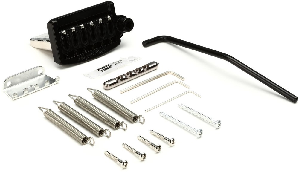 Floyd Rose RT200N Rail Tail Narrow Tremolo System - Black (2-pack) Bundle