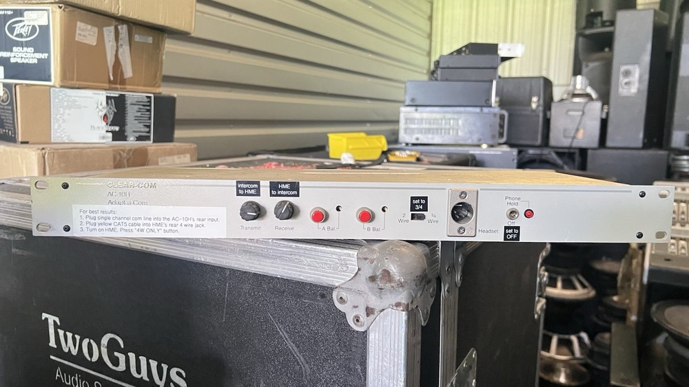 Clear-Com AC-10H Adapt-a-Com  Active Hybrid Interface Unit (Rack-Mountable) Rare