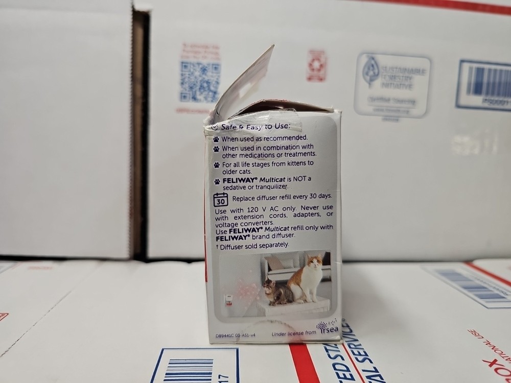 Feliway MultiCat Diffuser Refill 48 mL 2-Pack - Expires 07/2027