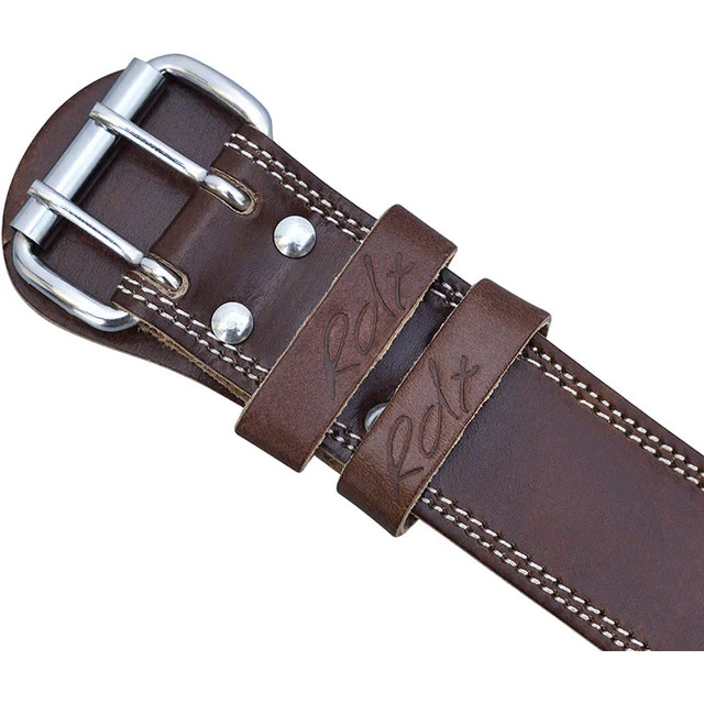 RDX Brown Leather Weight Lifting Belt ** Small ** EUC!!!