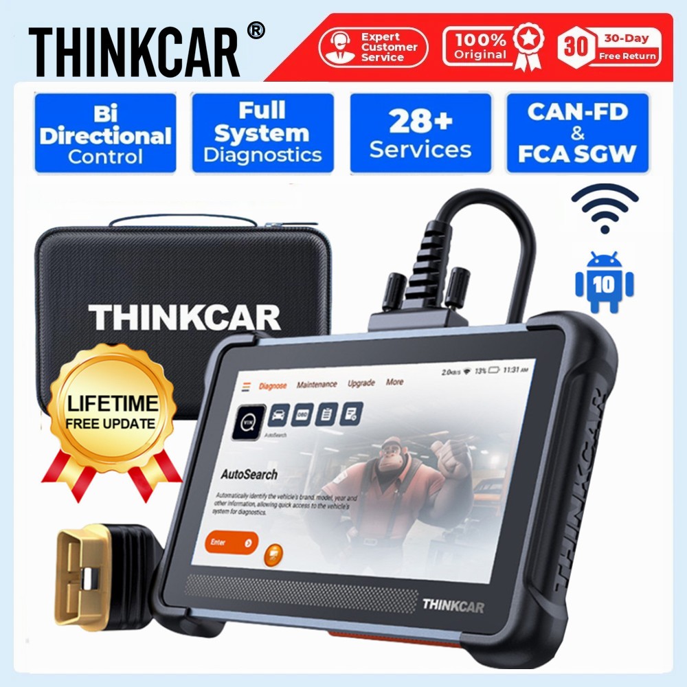 ThinkScan 672 OBD2 Full System Bidirectional Car Diagnostic Scanner Tool CANFD