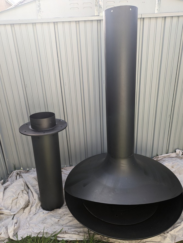 Modern Suspended/Floating fireplace. Custom Designed Fireplaces