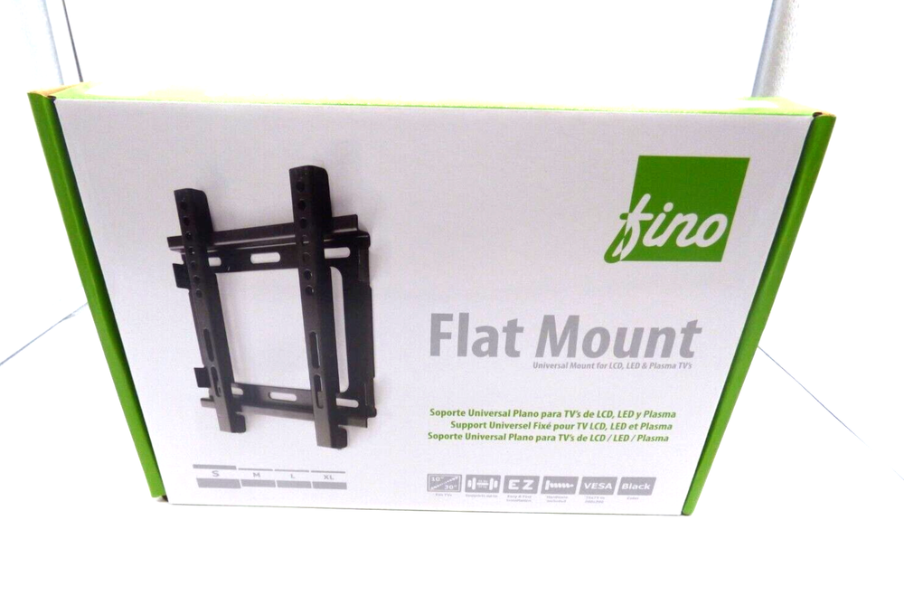 Fino AV FF22 Black 10" - 30" Super Flat Mount (small)