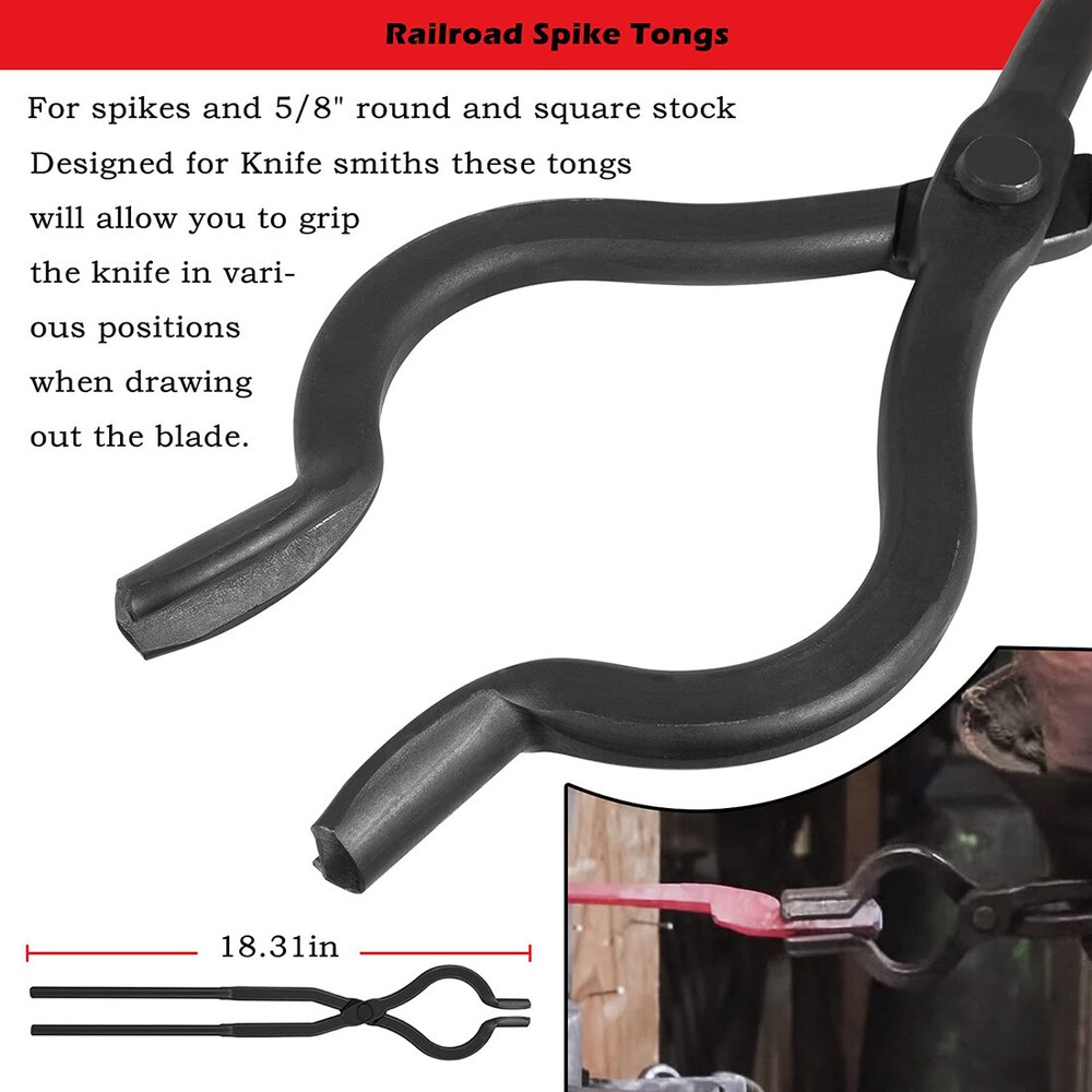 Blacksmith Tongs Expert Replacement Tongs Blacksmith Starter Tools Hook Jig Tool