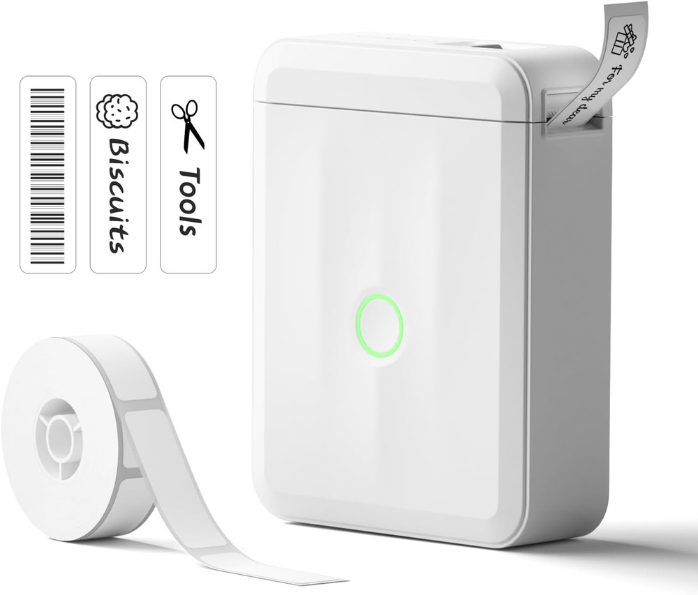 Label Maker Machine Bluetooth Label Printer for School Home Office Organization,