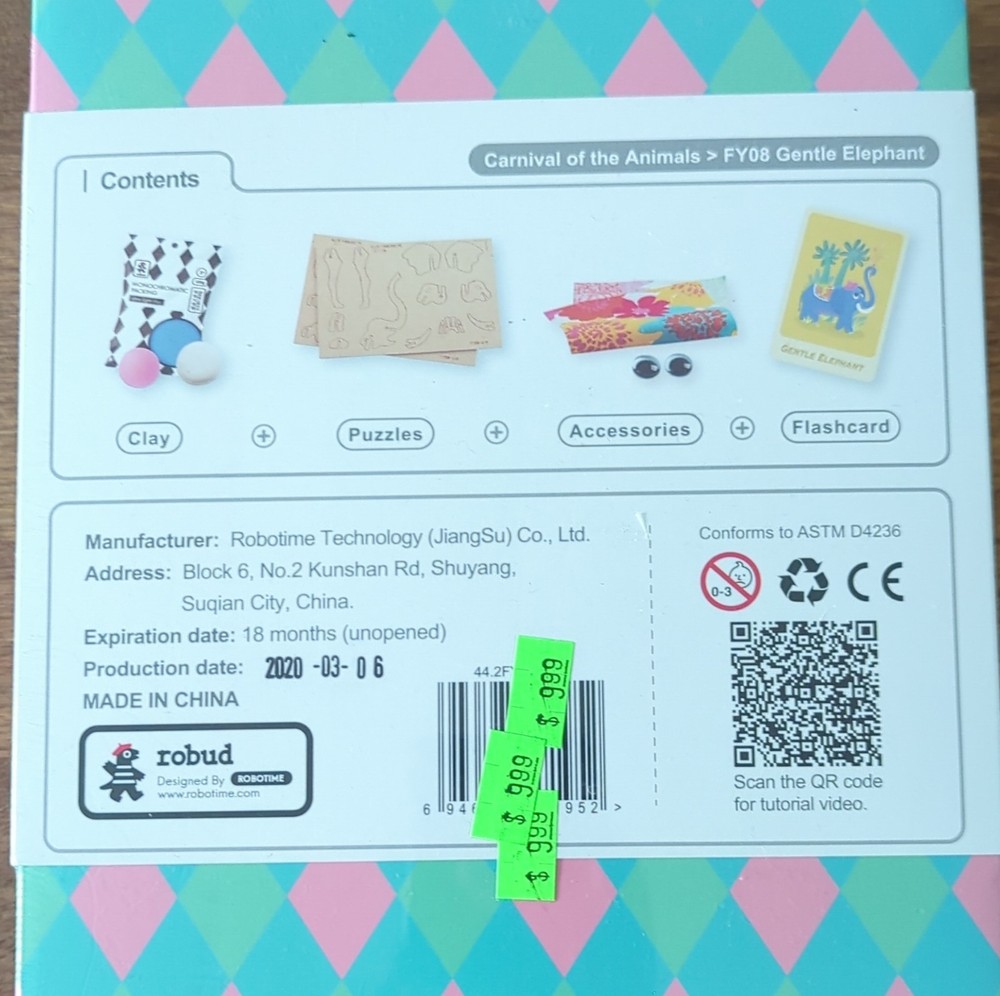 Elephant Children's Craft Kit