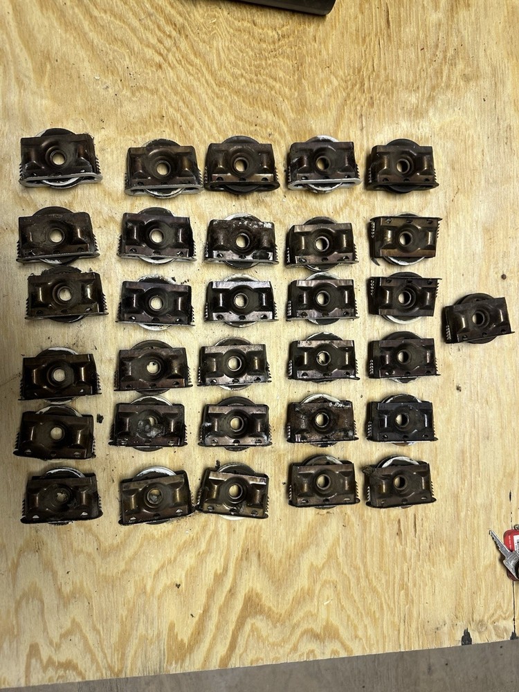 antique window sash pulleys Circa 1940
