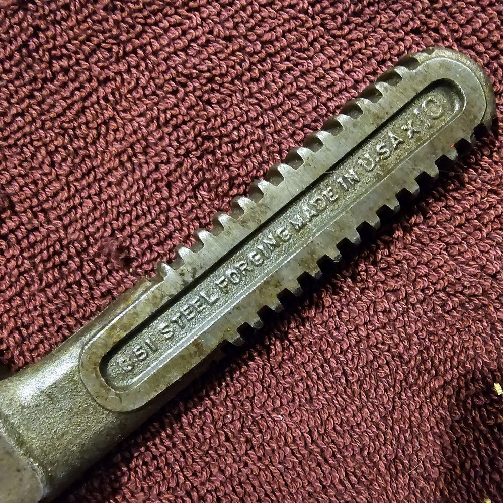 #10 Improved Stillson Pipe Wrench.