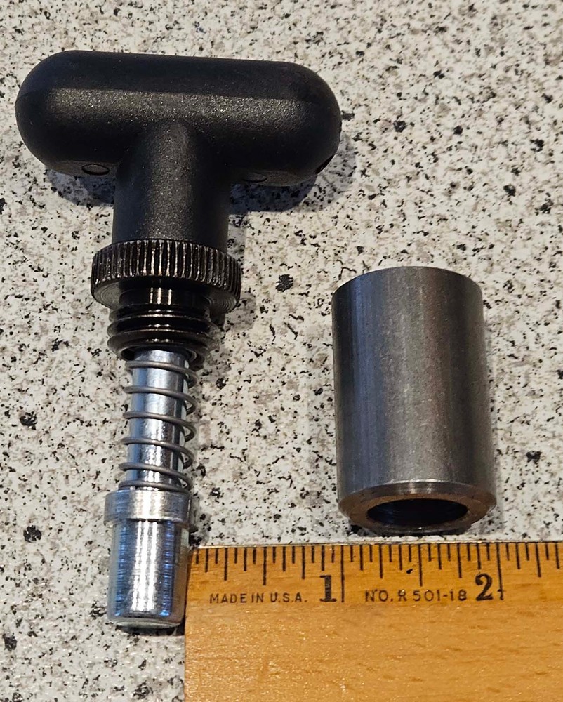 2 pcs. T Handle Steel Body Spring Loaded Pull Pop Pin 1/2"
