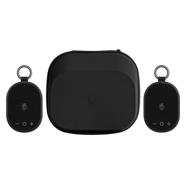 Skullcandy Kilo Wireless Waterproof Bluetooth Speaker with Case Bundle, 2-pack