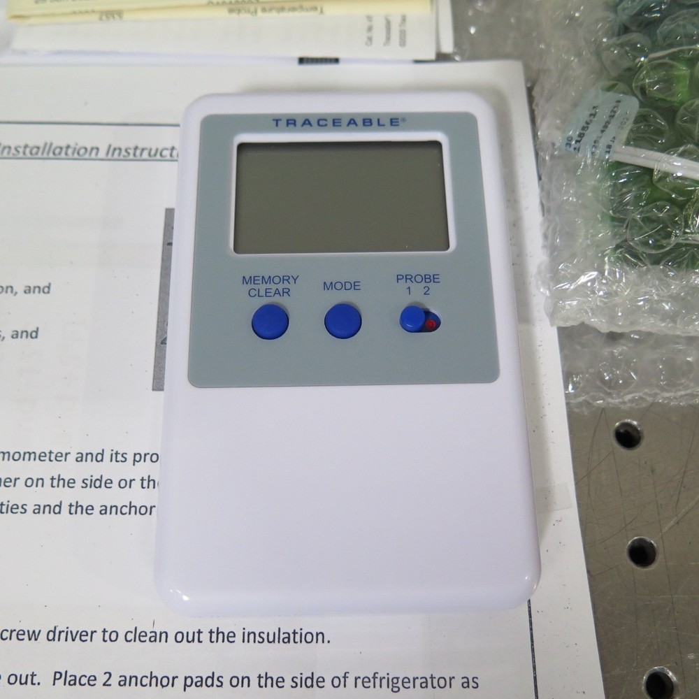 R200787 Traceable Lab Refrigerator Freezer Thermometer Model 4730