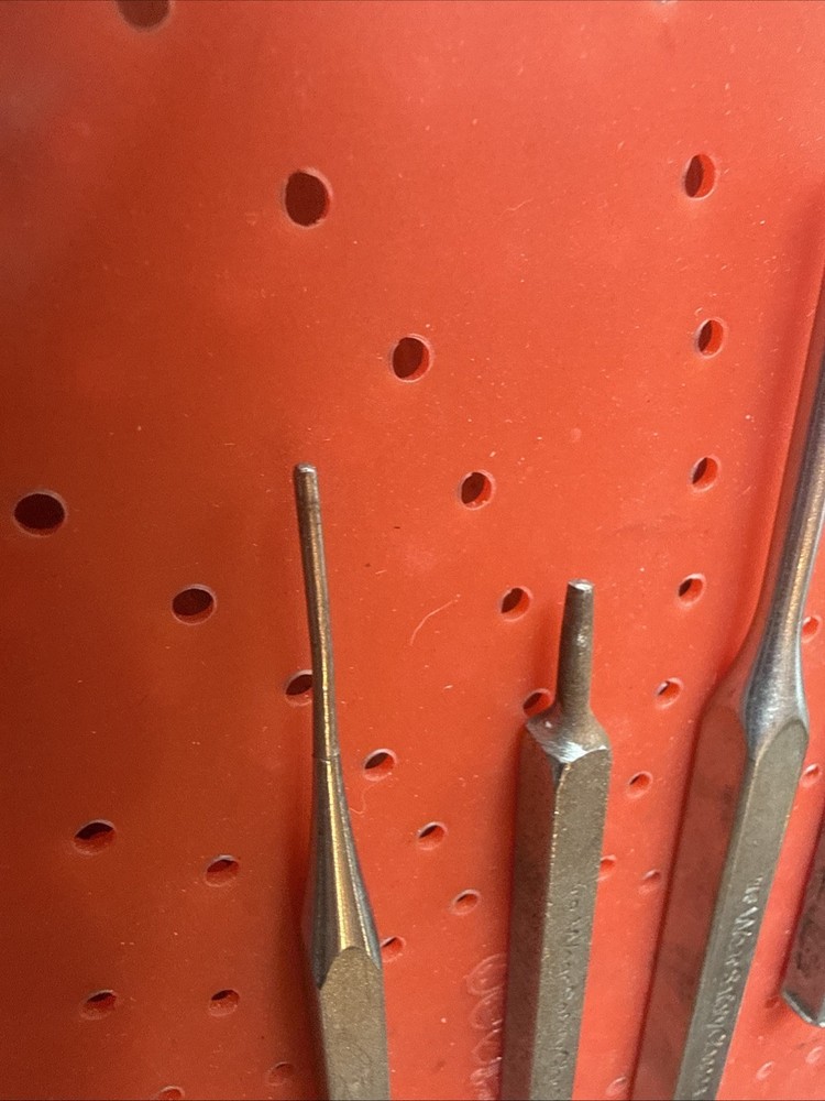 Vintage Craftsman Chisel & Punch Set, Circle G