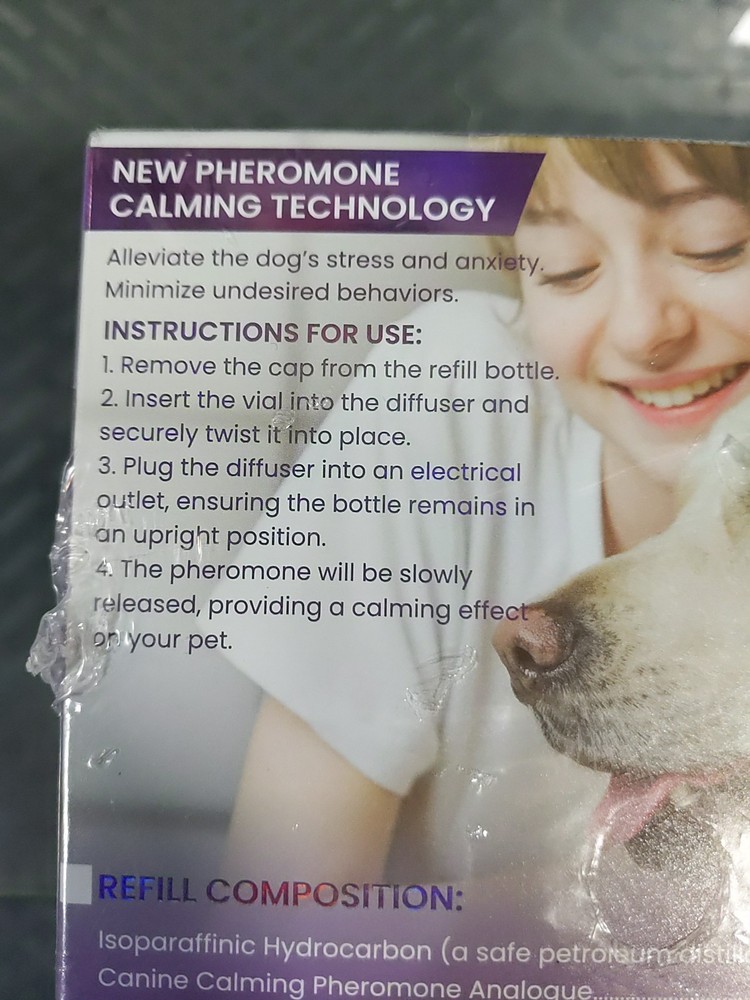 TriOak Dog Calming Pheromone Diffuser 2 in 1 Dog Calming Plug In Diffuser #71