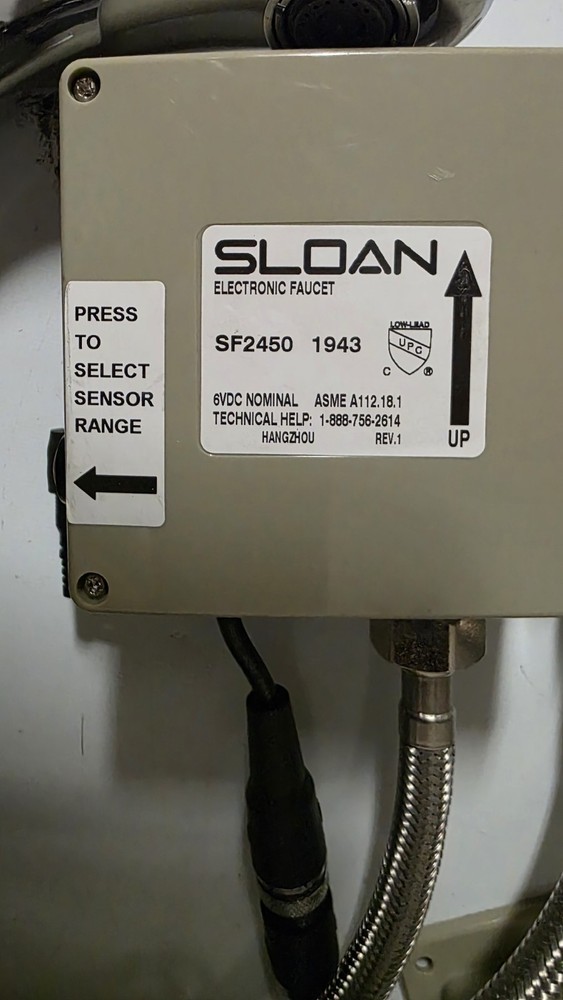 Sloan SF2450 sensor Automatic Faucet