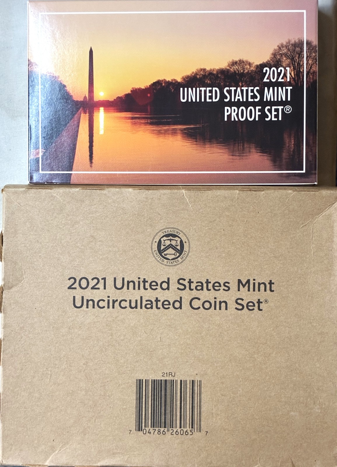 2021 Proof and Uncirculated 2 Annual US Mint Coin Sets PDS 21 Coins