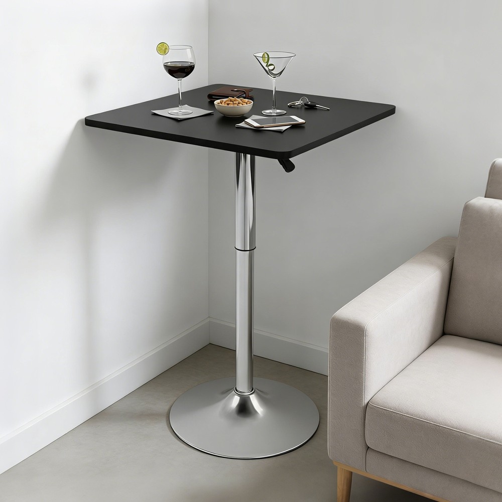 Bar Table 67-91.5cm Adjustable Height Modern Beside Bar Table Coffee Table