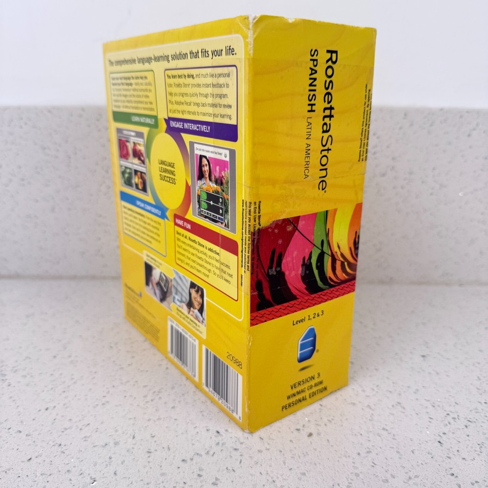 Rosetta Stone Español Spanish Version 3 Level 1, 2, & 3