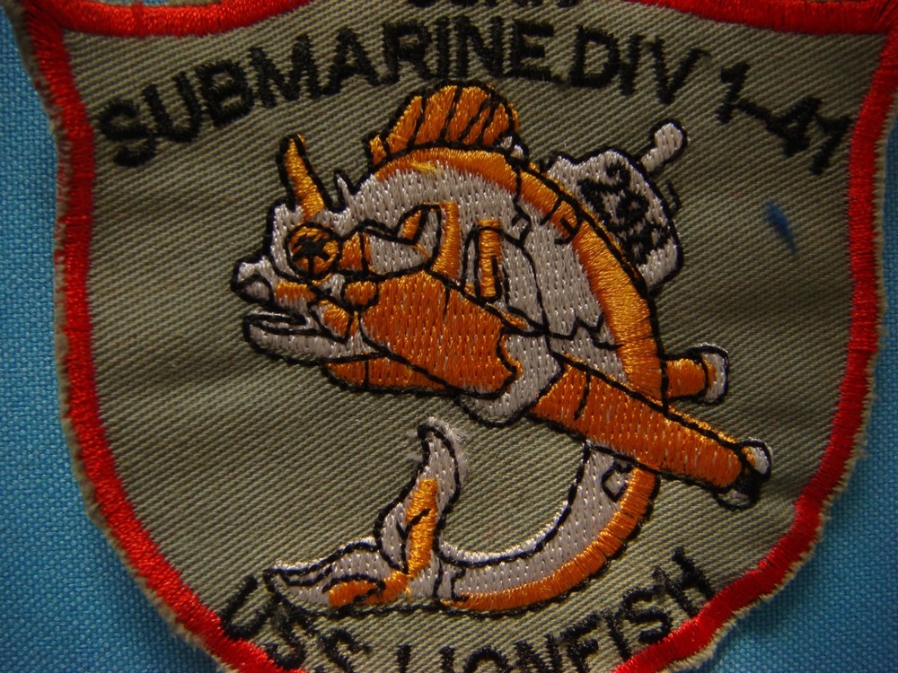 PATCH US NAVY USNR SUBMARINE DIVISION 1-41 USS LIONFISH