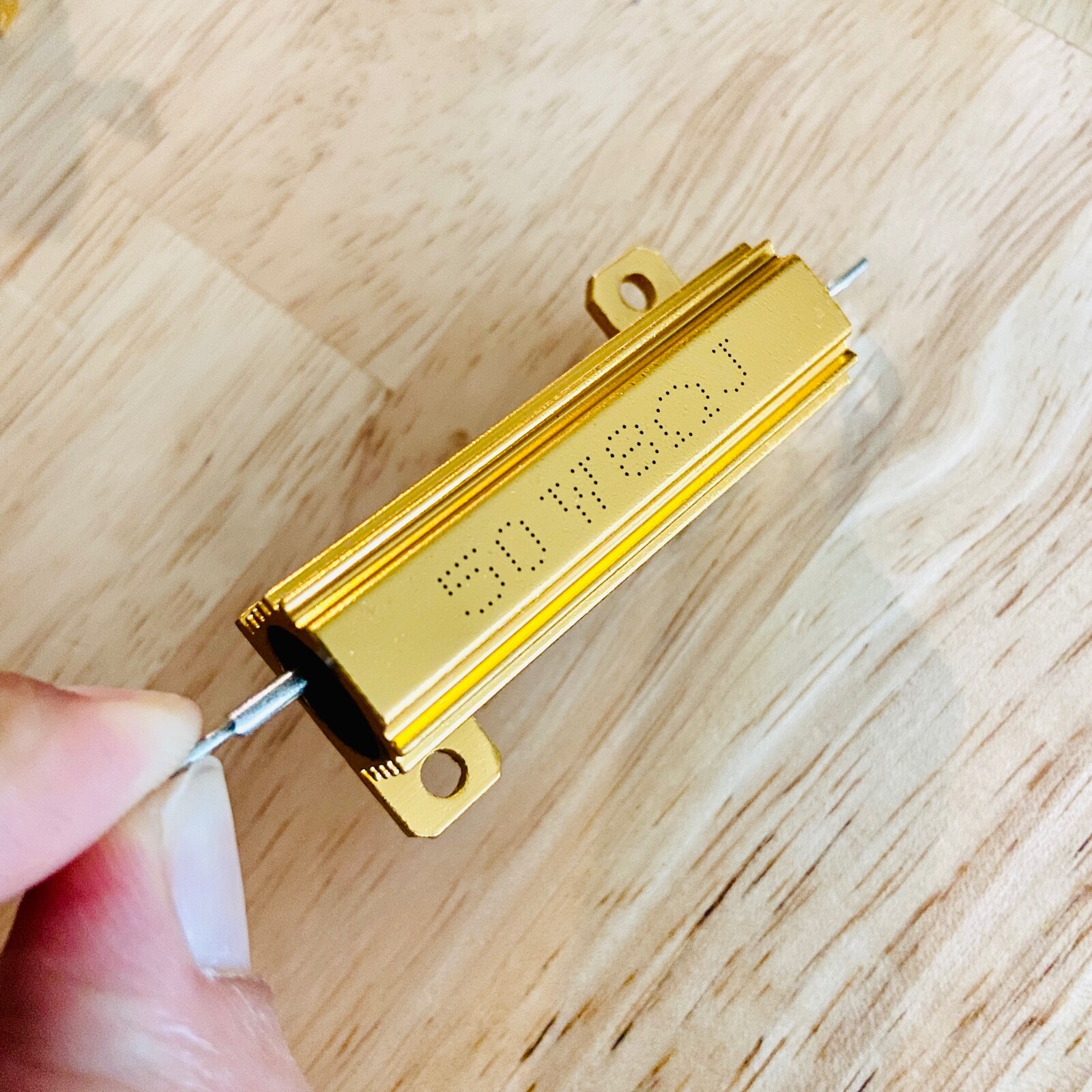 US Stock 4pcs 8 ohm 8 50W Watt Aluminum Housed Metal Case Wire Wound Resistors