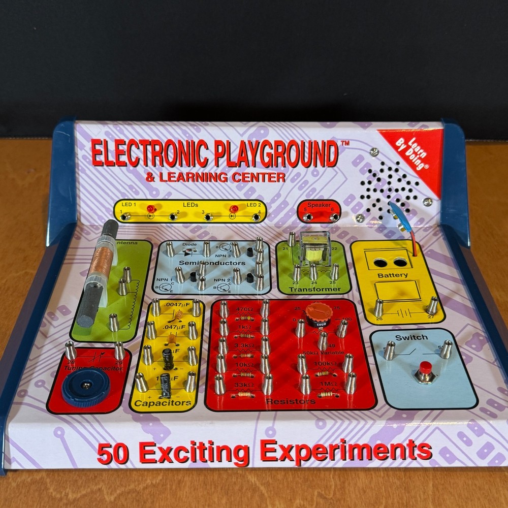 Electronic Playground & Learning Center w/ 50 Exciting Experiments Used Complete
