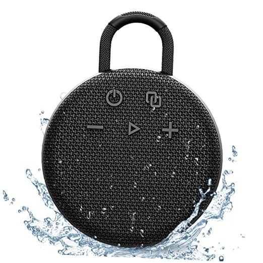 Mini Bluetooth Speaker – Bluetooth 5.3 with 6956C Chipset, IPX7 Black