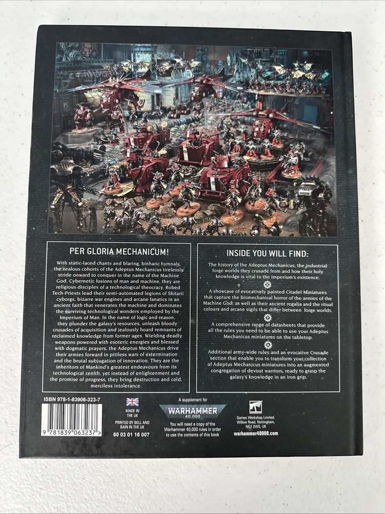 Warhammer 40K Codex: Adeptus Mechanicus, 2021 Hardcover