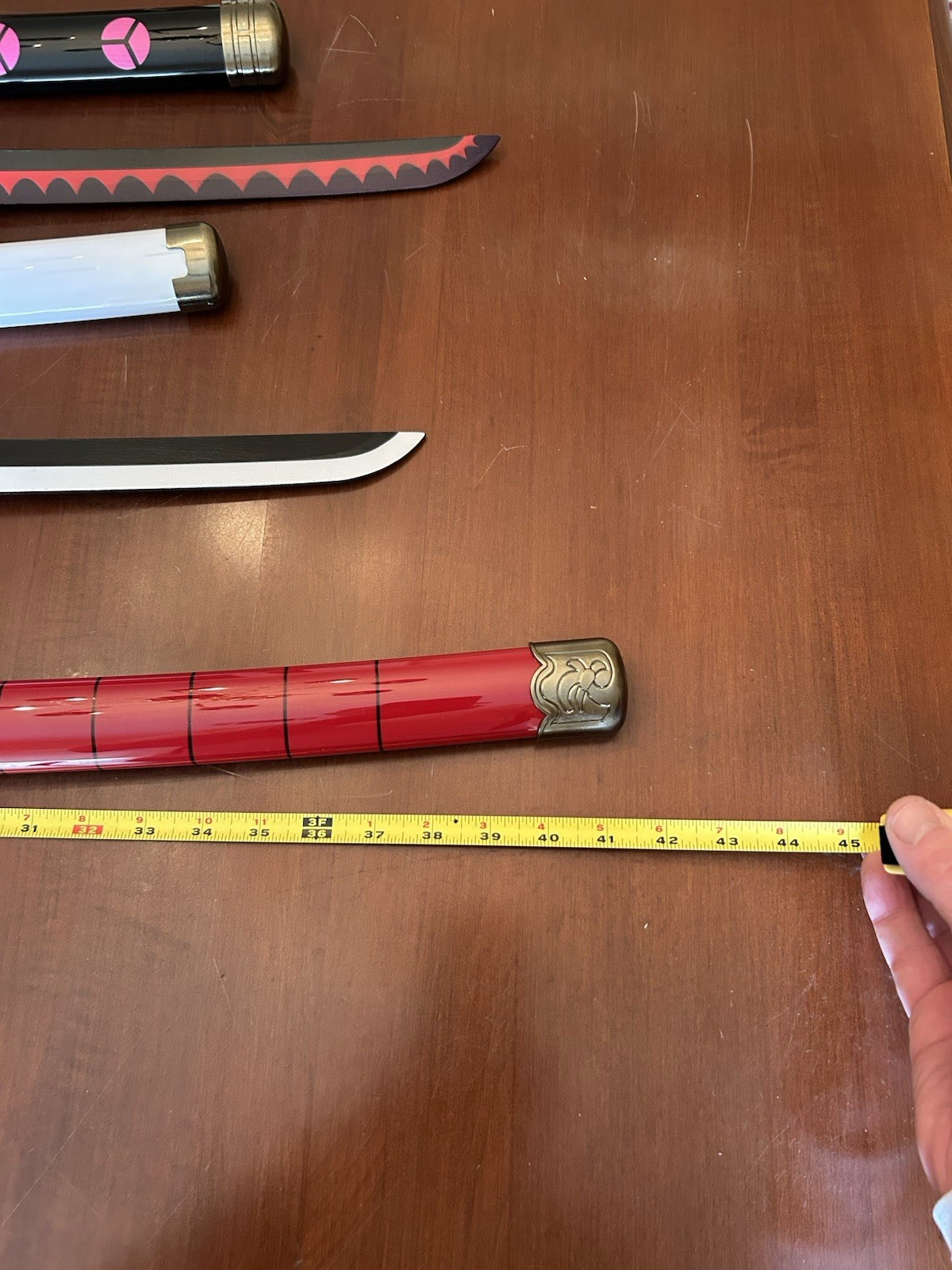 Set 3 - One Piece Japanese Anime Samuri Cosplay Swords